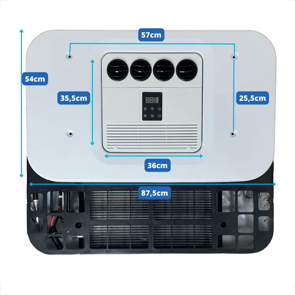 Medidas Ar Condicionado Stonni Advantage Inverter 24V