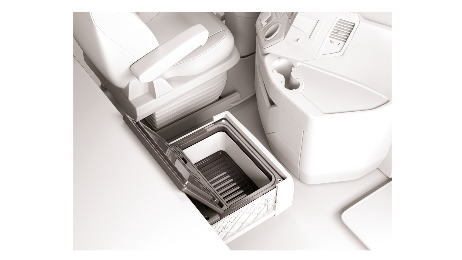 Geladeira 25L MB Actros Bivolt Resfriar