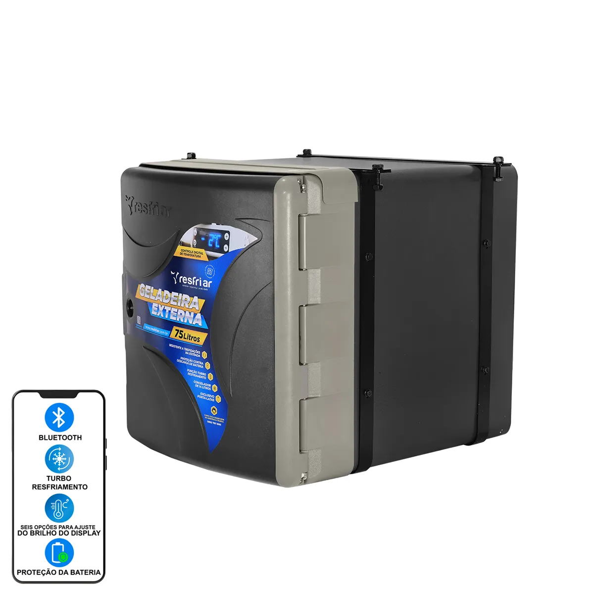 Foto Geladeira 67L Externa Bivolt Resfriar